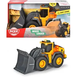 DICKIE Dickie-Toys Baustellenfahrzeug Volvo Radlader mit Licht - Sound
