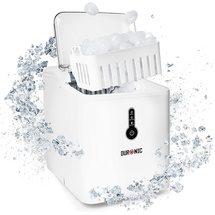 Duronic ICM120 Eiswürfelmaschine | 9 Eiswürfel in 7 min | 1,5 L Wassertank | 600 g Kapazität | 120W,