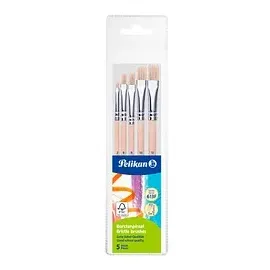 Pelikan 613F Pinsel-Set Größe 2, 6, 8, 10, 12, 5-teilig