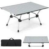 Bextsrack Campingtisch Aluminium Silber