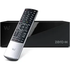 VU+ Plus Zero 4K BT DVB-C/T2 Kabel Receiver (mit Bluetooth-Fernbedienung, Linux, HbbTV, LAN) - Schwarz