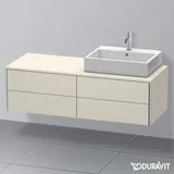 Duravit XSquare Waschtischunterschrank, 4 Auszüge, XS4913R9191,