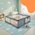 Relaxdays Laufstall Baby mit 50 Bällen, grau