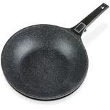 GSW Wokpfanne Easy Click 28 cm mit Antihaftversiegelung und abnehmbarem Griff,