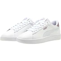 Puma Smash 3.0 L Herren Weite E White/Silver Mist/Plum Jam 46