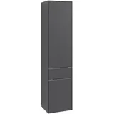 Villeroy & Boch Subway 3.0 Hochschrank C59001RK 40x171x36,2cm, Schanier links/Griff Volcano black, stone oak