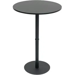 CLP Stehtisch Hereford rund schwarz/schwarz/75 cm