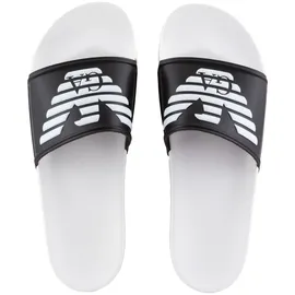 Emporio Armani Strandschuhe-44 weiße Flip-Flops - Schwarz, weiß