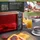 Arendo Toaster Langschlitz rot