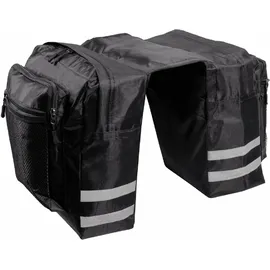 Preiswert & Gut Fahrradtasche Gepäckträger Doppel 46L schwarz