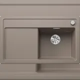 Blanco Zenar 45 S rechts Einbau von Oben silgranit tartufo Handbetätigung 860 x 510 mm