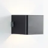 OTTO home Außenwandleuchte Akku schwarz B:10,3 cm H:8,0 cm 4 W 300 lm