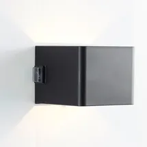 OTTO home Außenwandleuchte Akku schwarz B:10,3 cm H:8,0 cm 4 W 300 lm