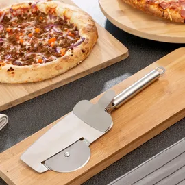 InnovaGoods 4-in-1 Pizzaschneider Edelstahl Silber