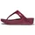 FitFlop Lulu Crystal-Mix Toe-Post Sandalen Rhabarberfarben 37