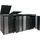 MCW Mülltonnenverkleidung O67 122 x 264 x 84 cm anthrazit