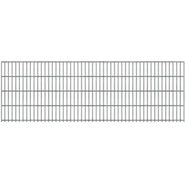 FA-Bausysteme Doppelstabmattenzaun 8/6/8 250 cm x 83 cm Feuerverzinkt