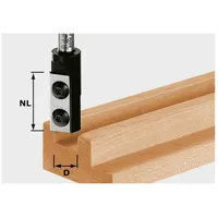 Festool Nutfräser-Wendeplatten HW S8 D12/30 WP Z1