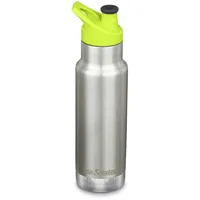 Klean Kanteen Unisex – Erwachsene Classic Sport Flasche, Brushed Stainless, One Size