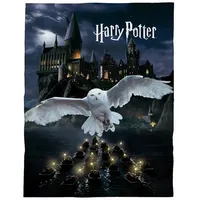 Familando Kinderdecke Super flauschige Harry Potter Kuscheldecke Motiv "Hedwig"