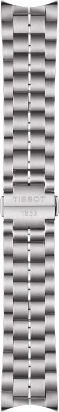 Tissot Edelstahl Metall Luxury Stahl Uhrenmetallband, Luxury Gent T605033480 - grau,silber