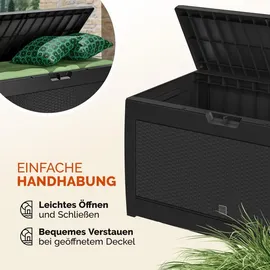 CASARIA Gartenbox 310 l 119 x 48 cm Anthrazit