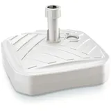 Prosperplast Schirm Base POLYETHYLEN MIT Streifen Square 39 X 39 X 13 cm White