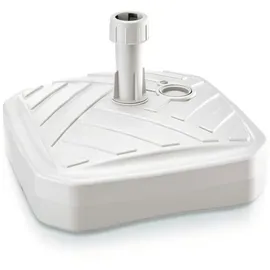 Prosperplast Schirm Base POLYETHYLEN MIT Streifen Square 39 X 39 X 13 cm White