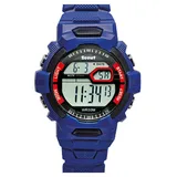Scout The Digi 280308001 Gehäusefarbe Blau Silikonarmband Blau