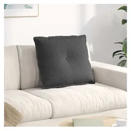 vidaXL Rückenkissen 60 x 50 cm dunkelgrau 1-tlg.