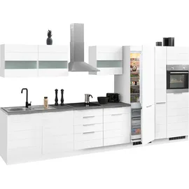 kochstation Küchenzeile KS-Luhe 390 cm weiß