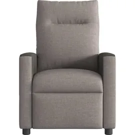 vidaXL Relaxsessel Taupe Stoff
