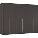 Rauch Drehtürenschrank MONTCLAR 301 x 223 x 60 cm Grau/Schwarz