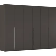 Rauch Drehtürenschrank MONTCLAR 301 x 223 x 60 cm Grau/Schwarz
