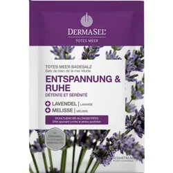 DERMASEL Totes Meer Badesalz Entspannung & Ruhe 80 g
