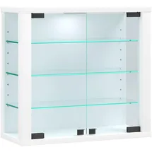 VCM Wandvitrine Vitrosa S 43 x 18 x 40 cm Weiß