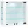 VCM Wandvitrine Vitrosa S 43 x 18 x 40 cm Weiß