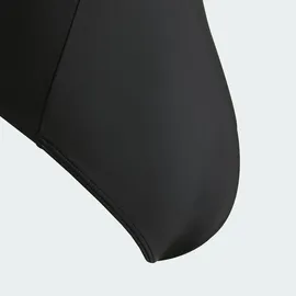 adidas Logo C-Back Badeanzug Schwarz/Weiß 152