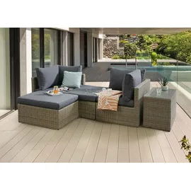 Destiny Ibiza Lounge-Set grau-braun