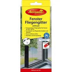 Aeroxon Fenster Fliegengitter Anthrazit