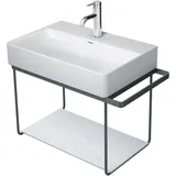 Duravit Waschbeckenunterschrank 66,5 x 38,1 cm Schwarz Matt