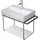 Duravit Waschbeckenunterschrank 66,5 x 38,1 cm Schwarz Matt