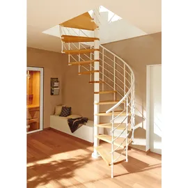 DOLLE Spindeltreppe Oslo Ø140 cm 315-345 cm Holz, Kunststoff, Metall