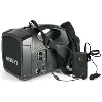 Vonyx ST-012 (Aktiv, 1x 30 W), PA Lautsprecher, Schwarz
