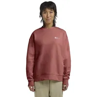 Jack Wolfskin Essential Crewneck Sweatshirt - Mineral Red -