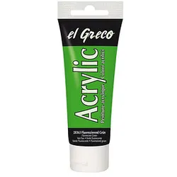 KREUL el Greco Acrylfarbe neongrün 75,0 ml