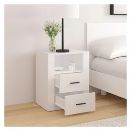vidaXL Nachtschrank 50 x 36 x 60 cm Weiß