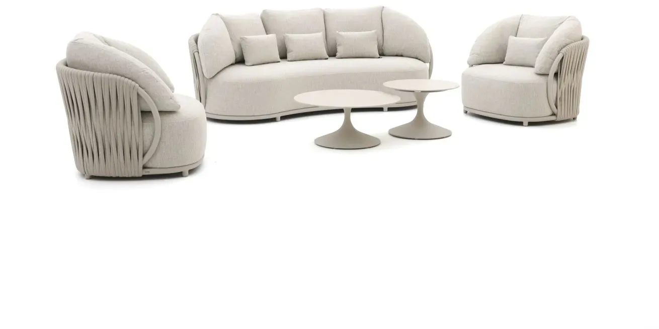SUNS Vivaro/Nova Sessel-Sofa Lounge-Set 5-teilig