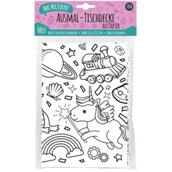 Mal mich bunt - Ausmal Tischdecke Fantasie & Entdecker
