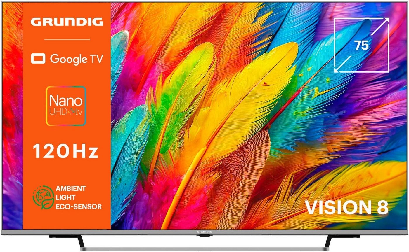 Grundig 75 VOE 83 CV4T00 LED-Fernseher (189 cm/75 Zoll, 4K Ultra HD, Google TV, Smart-TV) schwarz